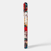 ヴィンテージ赤いバラと薄紫の花柄 Case-Mate iPhoneケース (裏面 / 左)