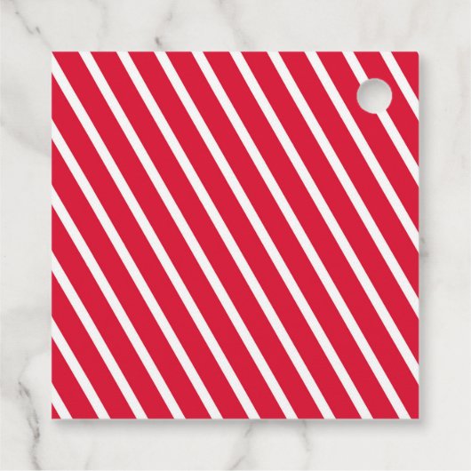 ヴィンテージ赤い消防車 フェイバータグ (裏面)