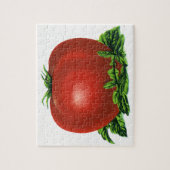 ヴィンテージ赤い熟したトマト、野菜と果物 ジグソーパズル (縦)