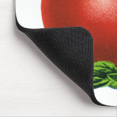 ヴィンテージ赤い熟したトマト、野菜と果物 マウスパッド (コーナー)