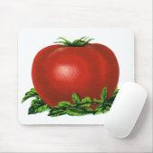 ヴィンテージ赤い熟したトマト、野菜と果物 マウスパッド (マウス)