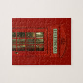 ヴィンテージ赤い電話ボックス ジグソーパズル (横)