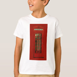 ヴィンテージ赤い電話ボックス Tシャツ