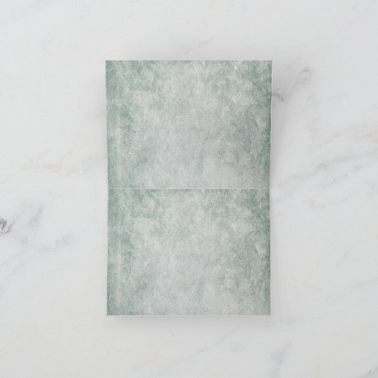 ヴィンテージ赤ちゃんシャワーありがとうノートカードII サンキューカード (内部)