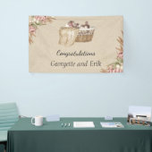 ヴィンテージ赤ちゃんシャワーバナー 横断幕 (トレードショー)