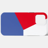 ヴィンテージ赤と青のシンプルColorブロック Case-Mate iPhoneケース (裏面 (横))