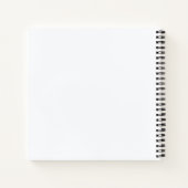 ヴィンテージ赤と黄色のバラの水の色パターン | ノートブック (裏面)