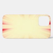 ヴィンテージ赤と黄色の日が差すことケース – メイトiPhone c Case-Mate iPhoneケース (裏面 (横))