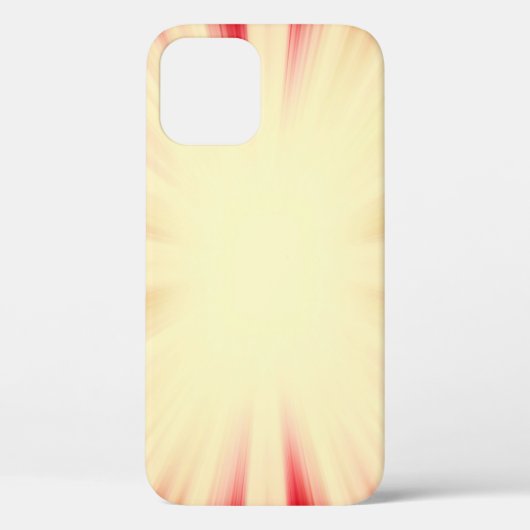 ヴィンテージ赤と黄色の日が差すことケース – メイトiPhone c Case-Mate iPhoneケース (裏面)