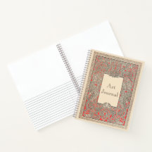 ヴィンテージ赤ケルト王室のドラゴンズFrame Art Journal