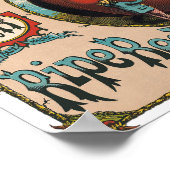 ヴィンテージ赤トマトのポスター ポスター (角)