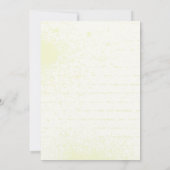 ヴィンテージ赤バラのカスタムウェディング 招待状 (裏面)