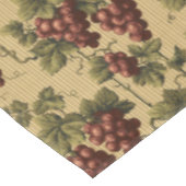 ヴィンテージ赤ブドウのブドウのパターン テーブルクロス (アングル)