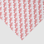 ヴィンテージ赤ロブスター#1スケッチ 薄葉紙 (詳細)