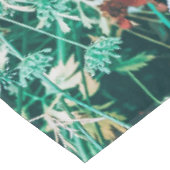 ヴィンテージ赤ワイルドフラワーアートワーク |テーブルクロス テーブルクロス (アングル)