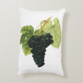 ヴィンテージ赤ワインオーガニックグレープクラスター、フードフルーツ アクセントクッション (裏面(縦))