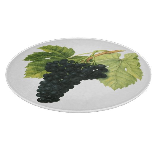 ヴィンテージ赤ワインオーガニックグレープクラスター、フードフルーツ カッティングボード (角)