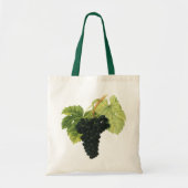 ヴィンテージ赤ワインオーガニックグレープクラスター、フードフルーツ トートバッグ (正面)