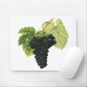 ヴィンテージ赤ワインオーガニックグレープクラスター、フードフルーツ マウスパッド (マウス)
