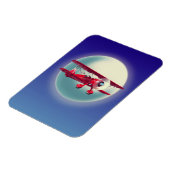 ヴィンテージ赤二面 マグネット (左側)