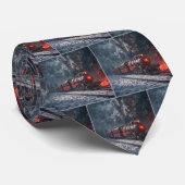 ヴィンテージ赤列車 ネクタイ (ロール)