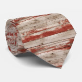 ヴィンテージ赤愛国心フェイク材 ネクタイ (ロール)