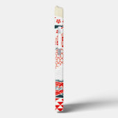 ヴィンテージ赤白鳥日本のの着物フローラ Case-Mate iPhoneケース (裏面 / 左)