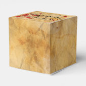 ヴィンテージ赤血(ばちゃばちゃ)跳ねるハローウィンパーティ フェイバーボックス (裏面サイド)