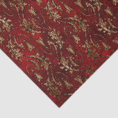 ヴィンテージ赤金ゴールドアールデコ図 薄葉紙 (詳細)