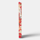 ヴィンテージ赤金ゴールド白日本の着物フローラ Case-Mate iPhoneケース (裏面 / 左)