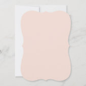 ヴィンテージ赤面とアンティーク金ゴールドフローリッシュ結婚ズ 招待状 (裏面)