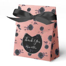 ヴィンテージ赤面とブラックバラカスタムウェディング