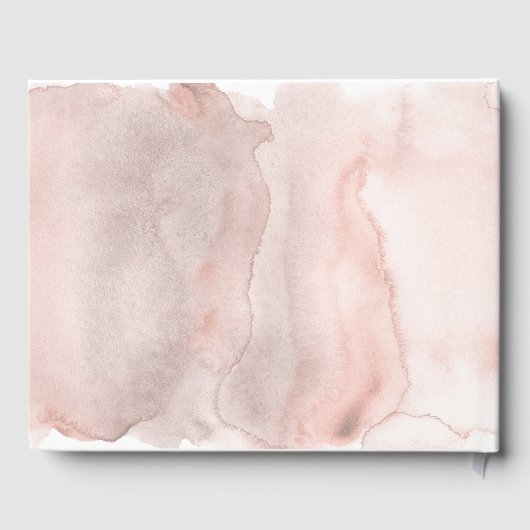 ヴィンテージ赤面とマルサラ結婚フローラ ゲストブック (裏面)