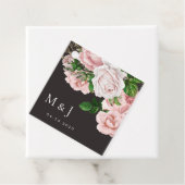 ヴィンテージ赤面バラエレガントな結婚式 フェイバータグ (インサイチュ)