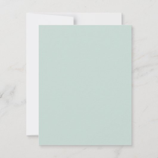 ヴィンテージ赤面ピンクアイボリーフローラミント70誕生日 招待状 (裏面)