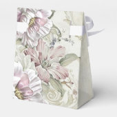 ヴィンテージ赤面ピンクビクトリアンフローラつる植物 フェイバーボックス (裏面サイド)