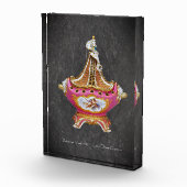 ヴィンテージ赤面ピンクポプリ花瓶 フォトブロック (右)