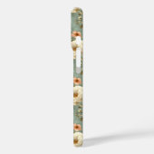 ヴィンテージ赤面ピンク花柄 Case-Mate iPhoneケース (裏面 / 左)