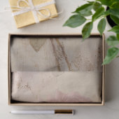 ヴィンテージ赤面英語バラバロック金ゴールドオーナメント 薄葉紙 (ギフト)