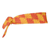 ヴィンテージ赤黄菊紋 タイヘッドバンド (回転270)