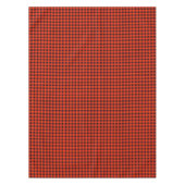 ヴィンテージ赤黒歯肉 | 家族市松模様に テーブルクロス (正面)