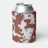 ヴィンテージ赤：コンクリートのひび割れ壁 缶クーラー (缶裏面)