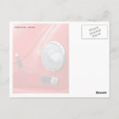 ヴィンテージ赤 ポストカード (裏面)