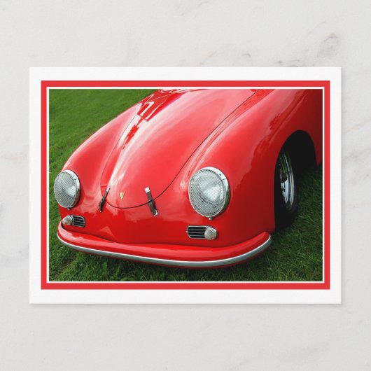 ヴィンテージ赤 ポストカード (正面)