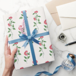 ヴィンテージ赤 ラッピングペーパー