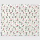 ヴィンテージ赤 ラッピングペーパー (フラット)