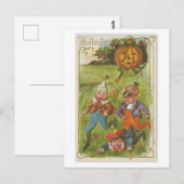ヴィンテージ走少年たちJack-o-Lantern Halloweenから ポストカード (正面/裏面)