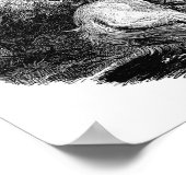 ヴィンテージ超現実的な本イラストレーション ポスター (角)
