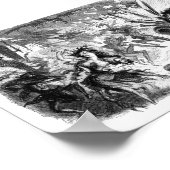 ヴィンテージ超現実的な本イラストレーション ポスター (角)