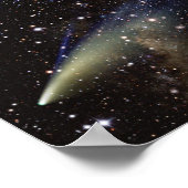 ヴィンテージ超現実的銀河系美女コラージュ美術 ポスター (角)